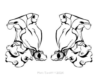 Fragment 73 – Fragments of Form | Printable Adult Coloring Page Digital Download