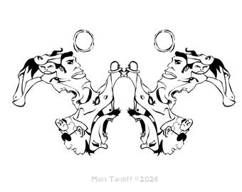 Fragment 43 – Fragments of Form | Printable Adult Coloring Page Digital Download