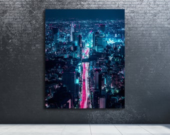 Cyberpunk Wall Art "Toyko Nights" Limited Edition Print - Digitally Signed and Numbered