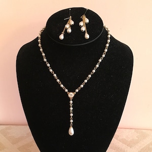 Monet Faux Pearl Demi Parure