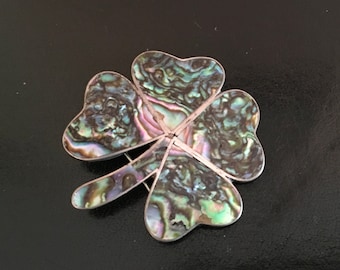 Broche Argent Massif - Monogramme Feuillagé - Diamètre 4 Cm - 15,1 G