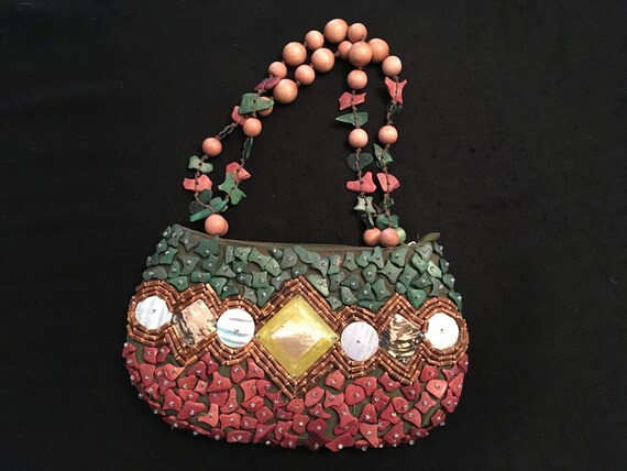 Sun N Sand Beaded Bag