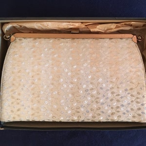 L/M Gold Brocade and Black Convertible Bag