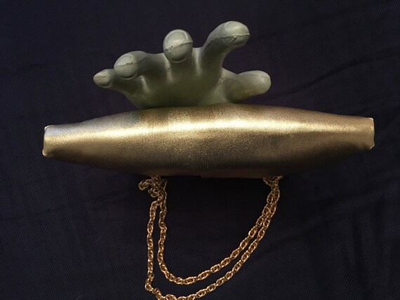 Ande Gold Lame Evening Bag - image 4