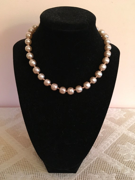 Vintage Faux Mabe Pearl Choker