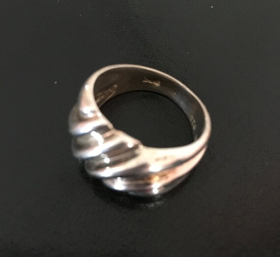 Thai Silver Statement Ring - image 3