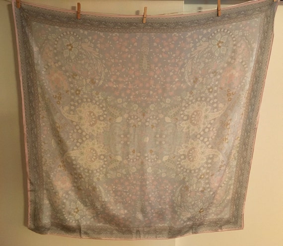 Pastel Paisley Scarf - image 1