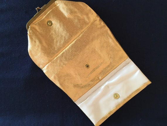 Small Gold Lame Purse - image 3