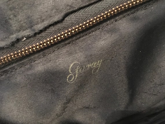 Vintage Garay Black Faille Bag - image 8