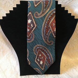 Liberty of London Green Paisley Jacquard  Necktie