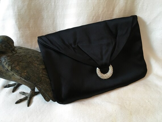 New Price! Coblentz Original Black Satin Clutch
