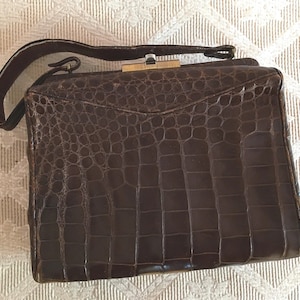 Style-Art By Holzman Faux Alligator Bag