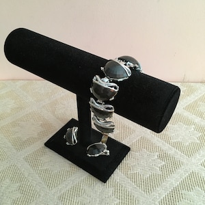 Black Thermoset Demi Parure