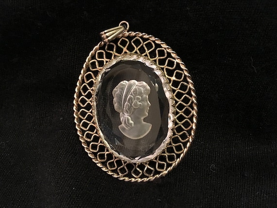 New Price! Vintage Edwardian Revival Pendant