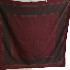 Alcott & Andrews Rust silk Twill Scarf