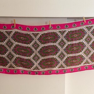 Glentex Pink Paisley Scarf