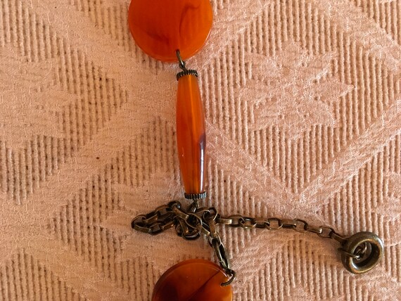 Faux Tortoise Shell Link Belt - image 4