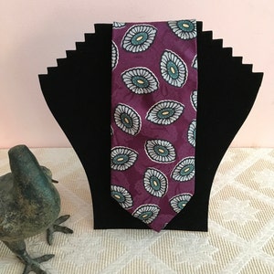 Liberty of London Purple Jacquard Weave Necktie