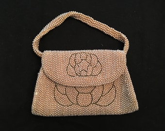 Vintage Faux Pearl Evening Bag