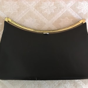 Large Vintage Brown Leather Clutch