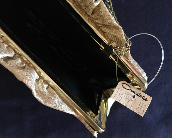 Gold Lame Ruffled Clutch - image 6