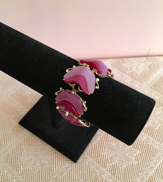 Two-Tone Purple Thermoset Bracelet