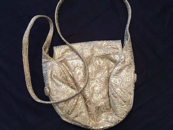 New Price Jill Stuart Gold Print Shoulder Bag Etsy Ireland