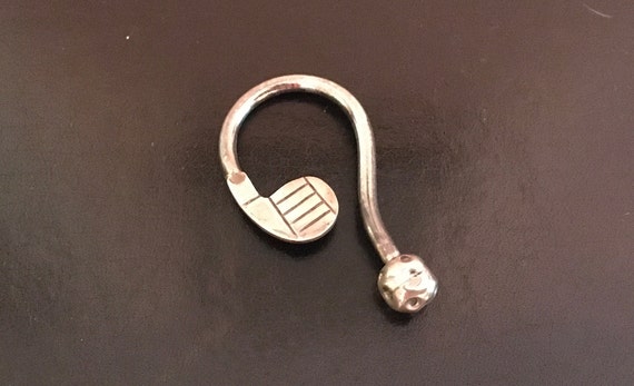 Mexican Silver Golf Key Holder - Gem