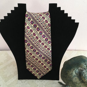 Liberty of London Striped Paisley Necktie