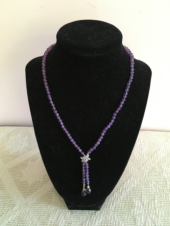 Beaded lariat hotsell necklace