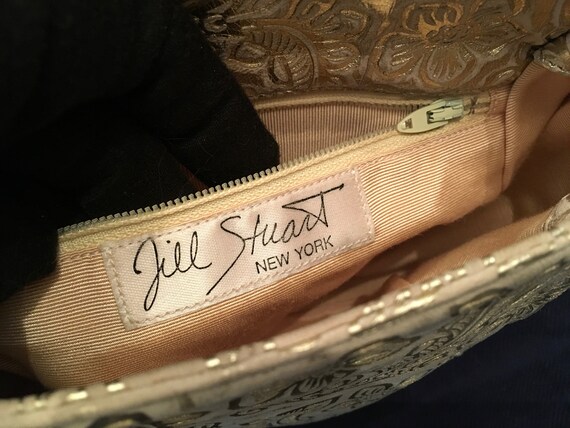 New Price Jill Stuart Gold Print Shoulder Bag Etsy Ireland
