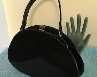 Vintage Dofan Black Top Handle Bag