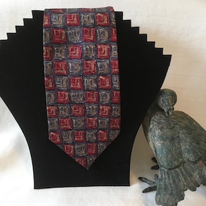 Liberty of London Red and Gray Necktie