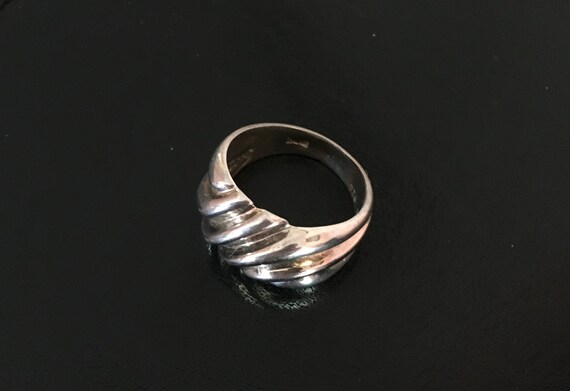 Thai Silver Statement Ring - image 2