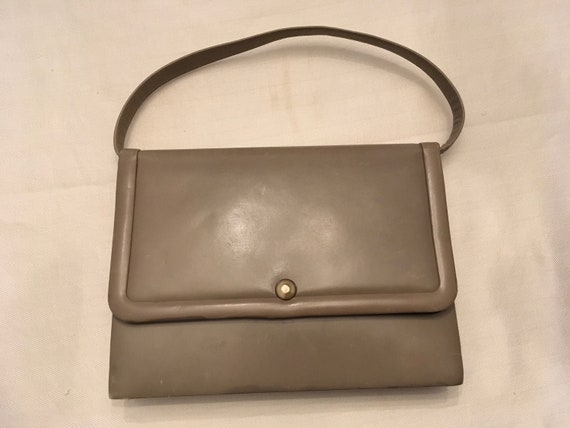 Dorian Taupe Top Handle Bag