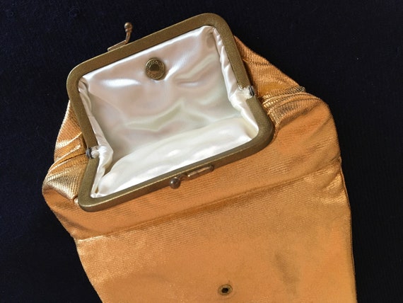 Small Gold Lame Purse - image 2