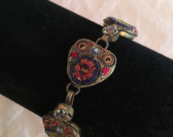 ヴィンテージ メキシカン シルバー タイガーアイ ブレスレット - Etsy 日本