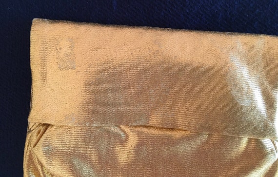 Small Gold Lame Purse - image 6