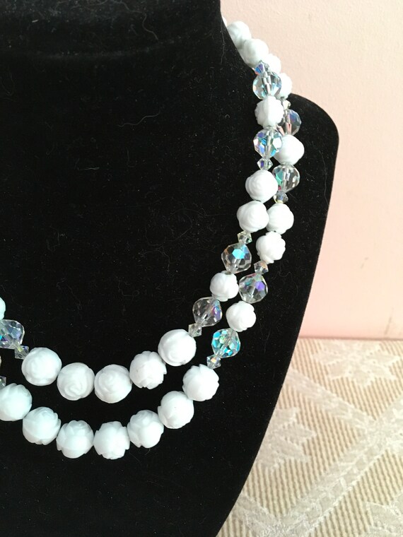 Double Strand Hobe Necklace - image 3