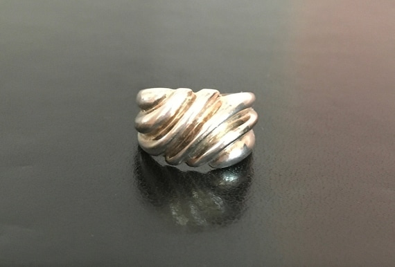 Thai Silver Statement Ring - image 1