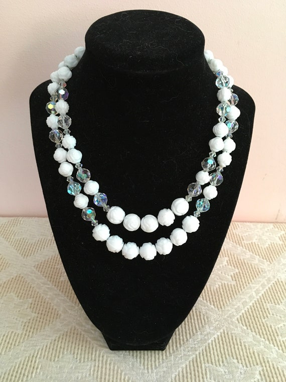 Double Strand Hobe Necklace - image 1