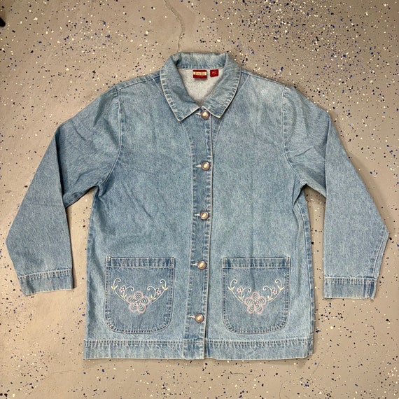 Vintage 1980's Women's Southwestern Blue Stonewas… - image 6