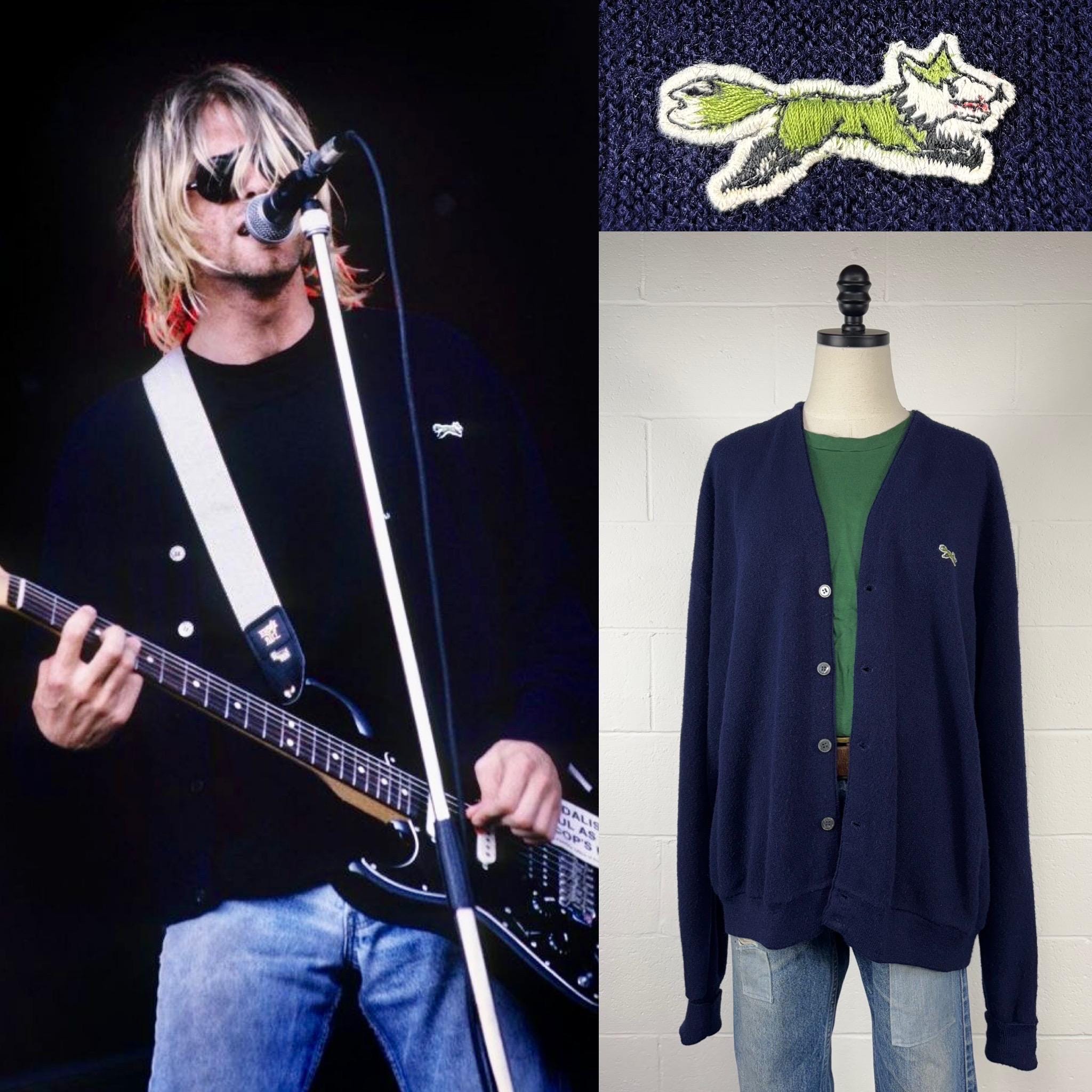 Kurt Cobain Cardigan - Etsy Kurt Cobain Cardigan - Etsy