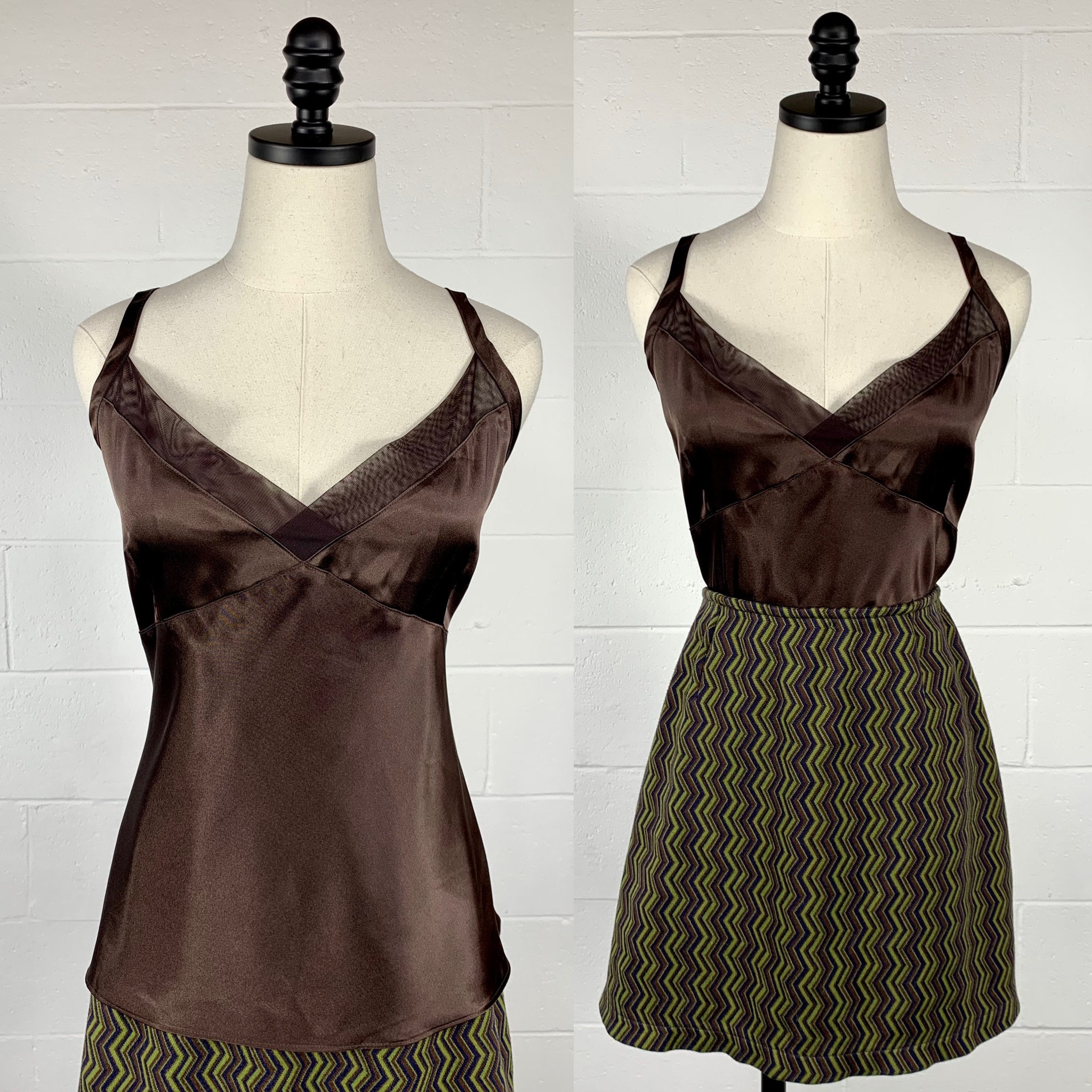Brown Camisoles for Women, Silk, Satin & More