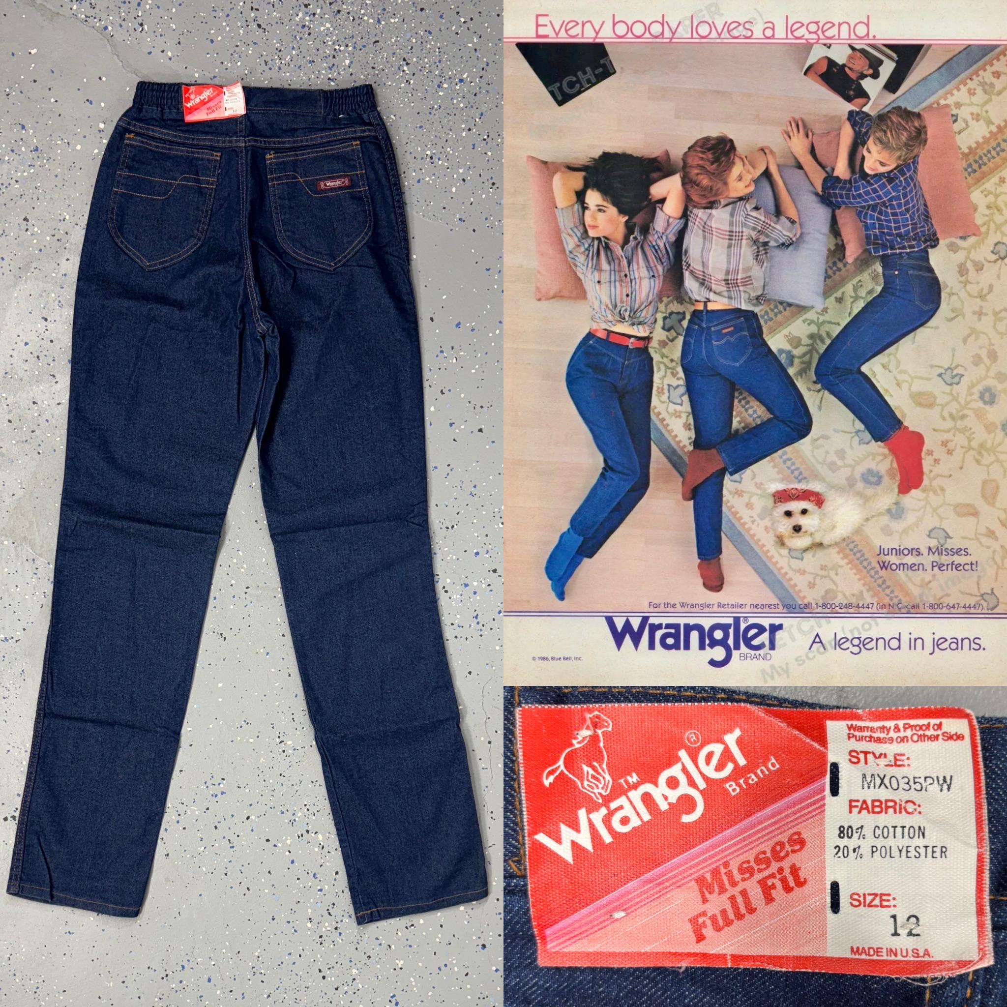 パンツ Wrangler MISSES DENIM PANTS 1970s SIZE18 Wrangler MISSES DENIM PANTS 1970s SIZE18