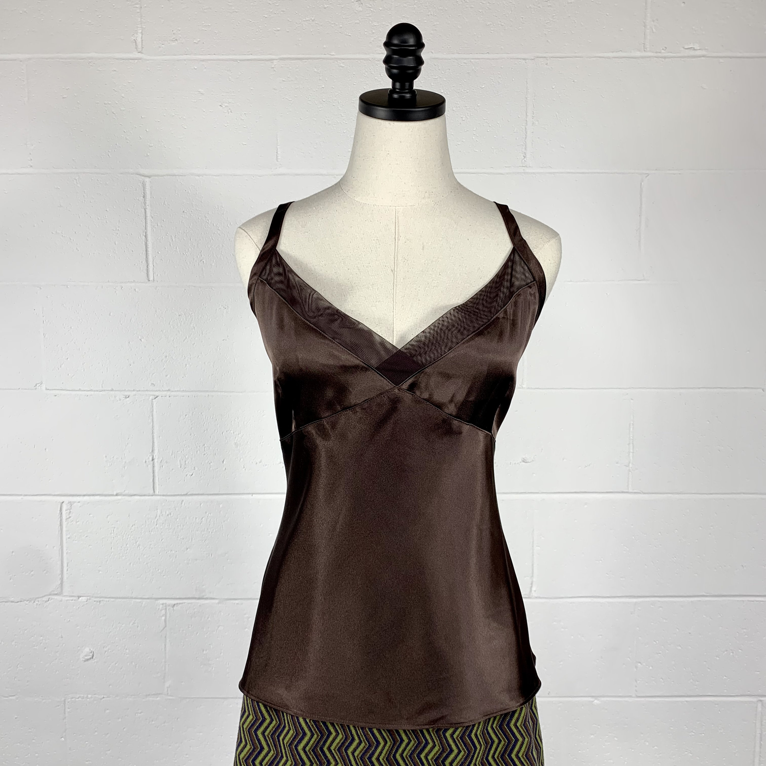 Brown Satin Camisole - Etsy Brown Satin Camisole - Etsy