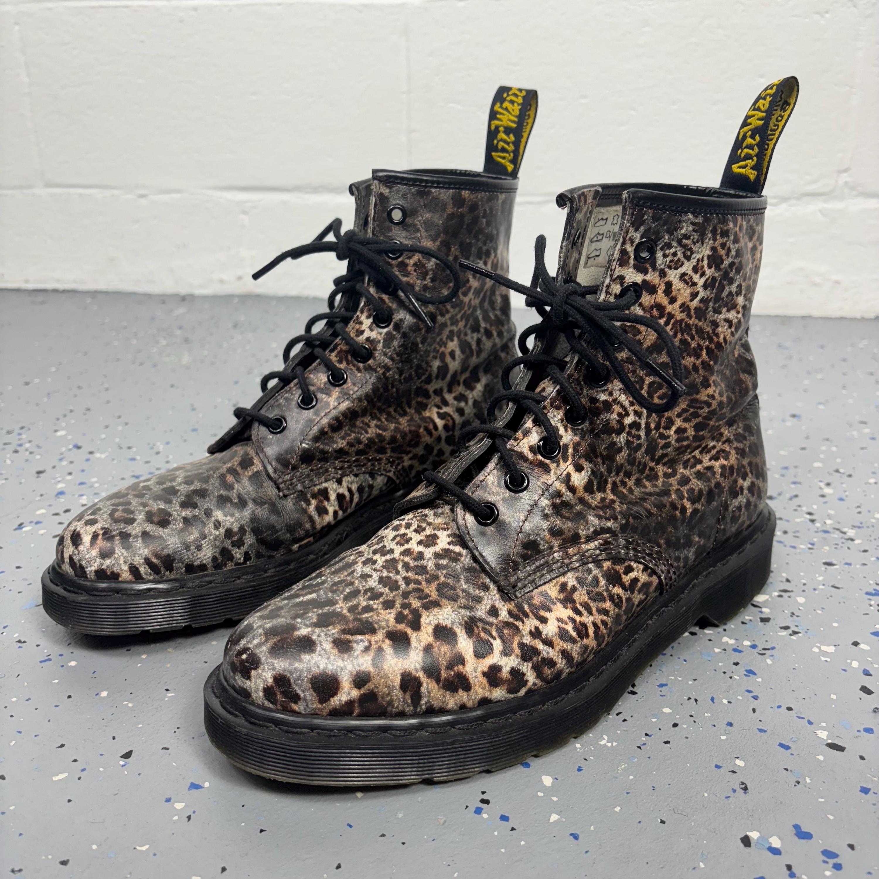 Leopard Doc Martens - Etsy