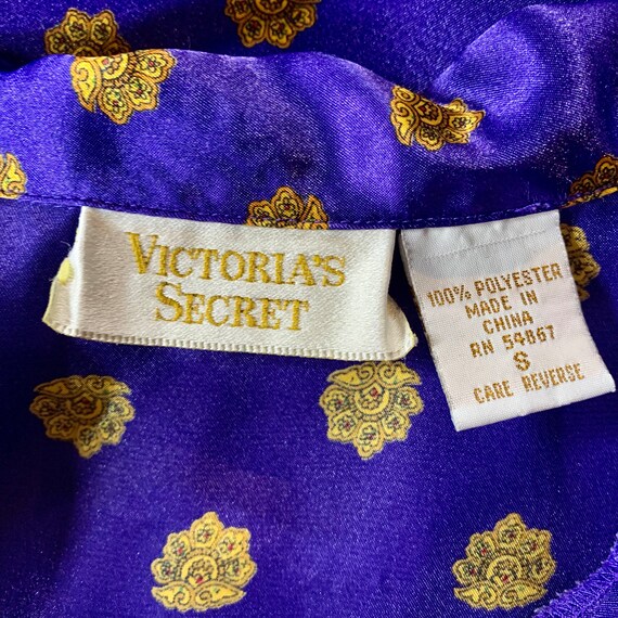 Vintage 1980's Victoria’s Secret Gold Label Shiny… - image 10