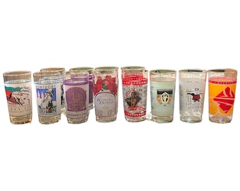 Choice * Kentucky Derby Glasses - Louisville, KY. Churchill downs, horse race, triple crown, rose, jockey