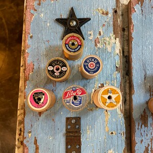 Vintage Sewing Thread Spool Christmas Tree - Junk Tree, Repurposed ...